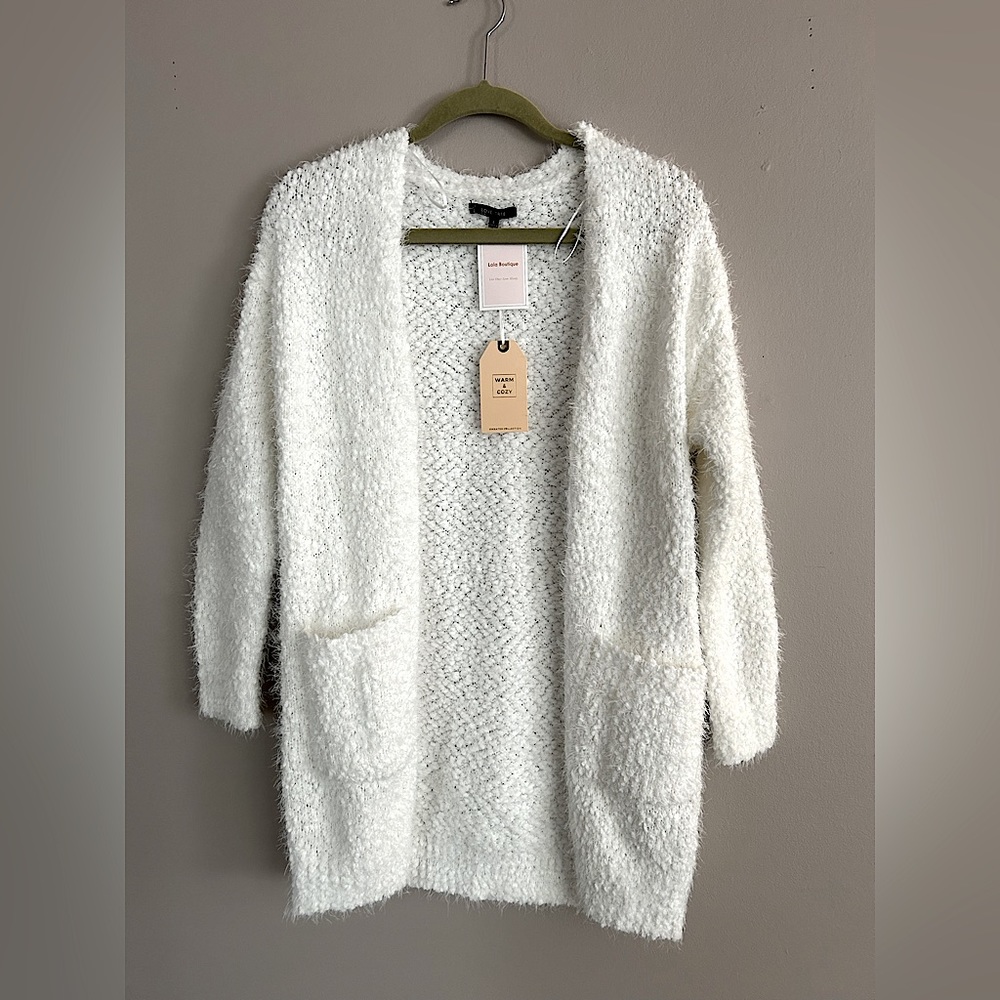 NWT! Kala Fuzzy Cardigan